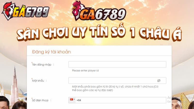 Giới thiệu về đăng ký GA6789